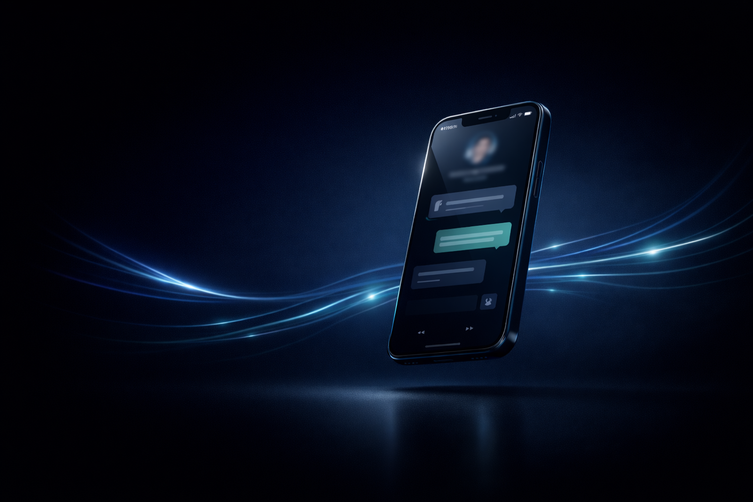 AI response phone interface